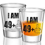 Patelei 49 Plus 1 Mittelfinger Schnapsglas