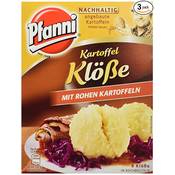 Pfanni Kartoffel Klöße mit rohen Kartoffeln
