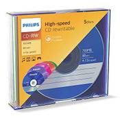 Philips CD-RW (5 Stk.) CW7D2CC05/00