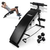Physionics Sit Up Bank mit Beinbefestigung Vergleich
