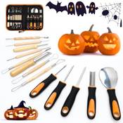 Piashow Halloween Kürbisschnitzwerkzeuge