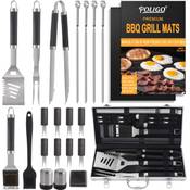 Poligo Edelstahl Grillset 23pc