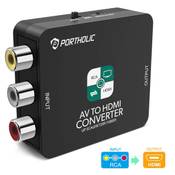 PORTHOLIC RCA AV auf HDMI Adapter Vergleich