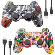 Powerextra 2er Pack PS-3 Controller
