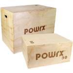 POWRX Plyobox Jump-Box aus Holz für plyometrisches Training inkl. Workout