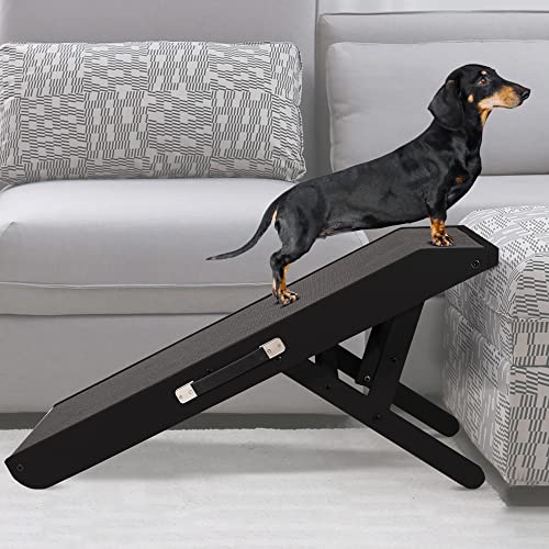 Verstellbare Hunderampe – Bis 68 Kg, 6 Höhen (30–75 Cm), Faltbar, Rutschfest, Für Große Hunde & Senioren