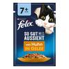 Purina Felix So gut wie es aussieht Huhn in Gelee