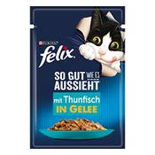 Purina Felix So gut wie es aussieht Thunfisch in Gelee
