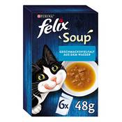 Purina Felix Soup Geschmacksvielfalt aus dem Wasser