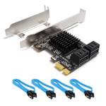 QNINE PCIe SATA Karte 4 Port