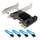 QNINE PCIe SATA Karte 4 Port