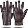 Qnlyczy Herren Lederhandschuhe