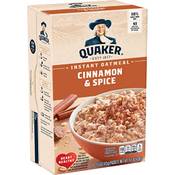 Quaker Oats Instant Oatmeal Cinnamon Spice Vergleich