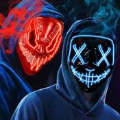Quila LED Halloween Maske
