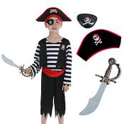 Rabtero Kinder Piratenkostüm