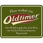 Rahmenlos Original Blechschild zum 60. Geburtstag