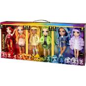 Rainbow-High-Puppen Violet, Ruby, Sunny, Skyler, Poppy, & Jade Vergleich