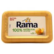 Rama Margarine mit Butternote Vergleich