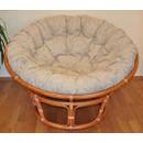 Big ! Rattan Papasansessel/Papasan D 130 cm,