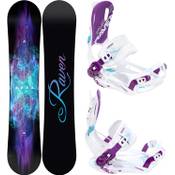 RAVEN Snowboard Set: Snowboard Aura + Bindung Vergleich