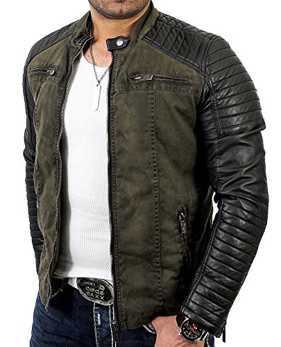 Men's Leather Crone Lederjacke Epic Bikerjacke Crone Epic