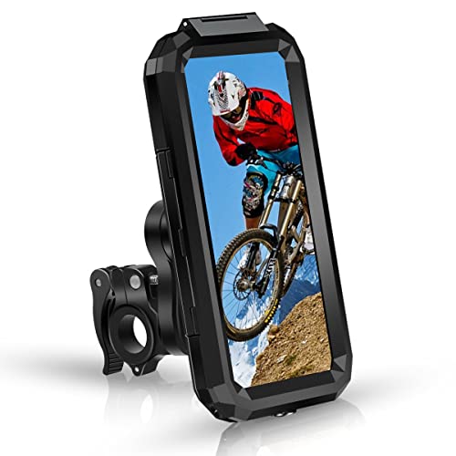 ROCKBROS Handyhalterung aus Silikon 360 Grad Drehbar für Motorrad