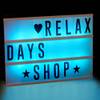 Relaxdays Leuchtkasten 10025068