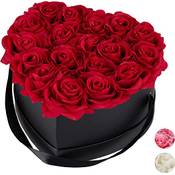 Relaxdays Rosenbox Herz