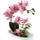 Renatuhom Künstliche Orchideen mit weißem Porzellantopf