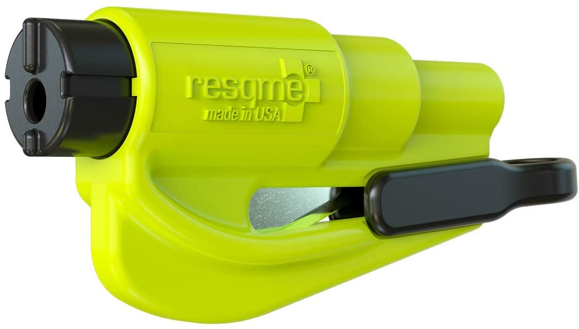 Lescars Notfallhammer: 2in1-Notfall-Hammer mit integriertem Gurtschneider  für Kfz (Auto Notfallhammer)