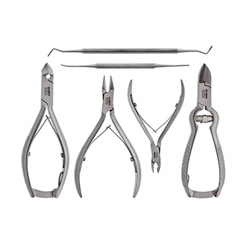 Maniküre Set Und Pediküre Set 6-teilig Mit Etui In Blau - Nagelpfleges - Foto 8