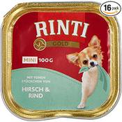 Rinti Gold mini Hirsch & Rind Vergleich