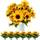Rollway Künstliche Sonnenblumen