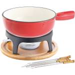 Rosenstein & Söhne Fondue-Set aus Gusseisen
