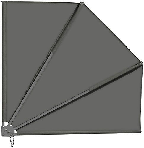 Balkonfächer Sichtschutz 240x160 Cm - Faltbarer Windschutz Für Terrasse & Garten