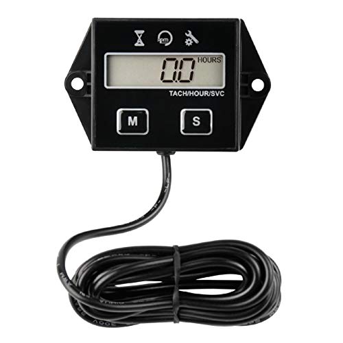 LCD Drehzahlmesser digital Tachometer für Motorsäge Kettensäge und andere  Takter 
