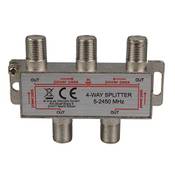 S/conn 4-Fach SAT & BK-Verteiler