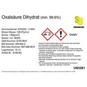 S3 Chemicals Oxalsäure Dihydrat (S1001631) Vergleich