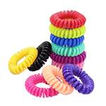 Sacala Spiralförmige Haargummis Bunt