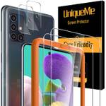 UnqiueMe Schutzfolie kompatibel mit Samsung Galaxy A51