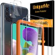 UnqiueMe Schutzfolie kompatibel mit Samsung Galaxy A51