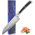 Sunnecko Santoku-Damastmesser