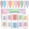 Saviland Acryl-Pulver für Nägel 10 Farben