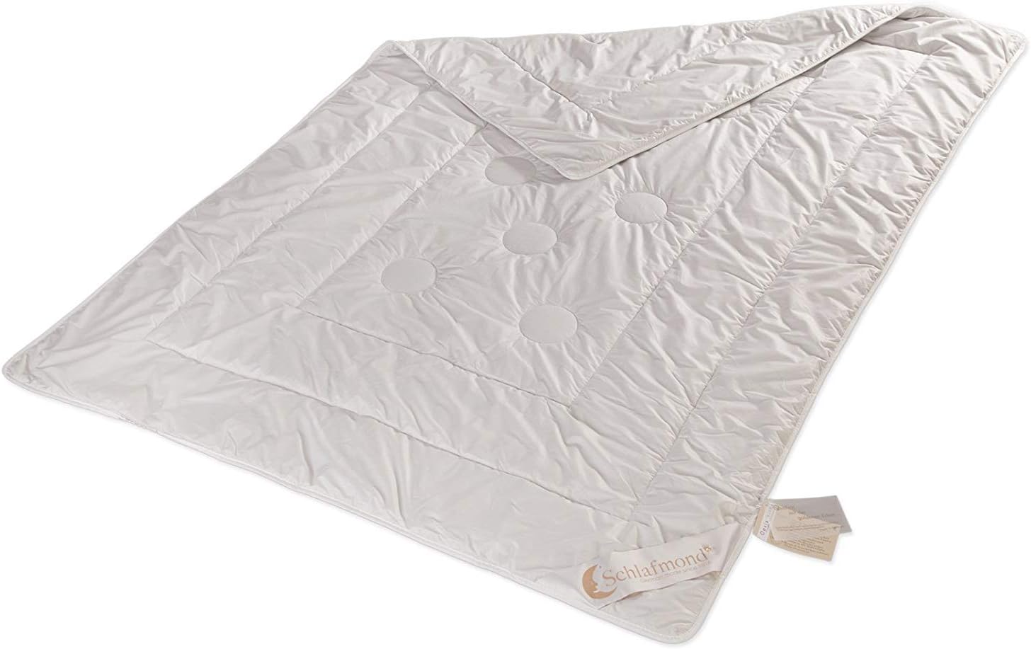 Franknatur Bettdecke KBT Merino Schafschurwolle – Winterdecke 135x200 Cm, Bio-Baumwolle, Waschbar