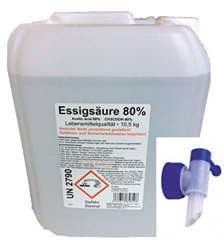Algin Essigsäure 60% – 1 Liter, Lebensmittelqualität, Vielseitig Einsetzbar