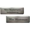 Schmalz Aluminium-Namensschild