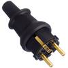 Kopp Schutzkontakt-Stecker mit Knickschutztülle