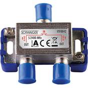 Schwaiger SAT-Verteiler 2-Fach digital