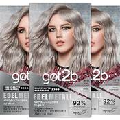 Schwarzkopf got2b Edelmetall M71 Pearl Metallic Silber Vergleich