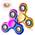 Scione Fidget Spinner Regenbogen
